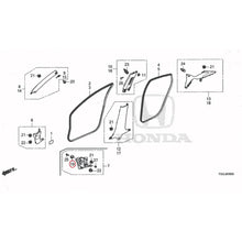 Load image into Gallery viewer, [NEW] JDM HONDA CIVIC FK7 2021 Pillar Garnish GENUINE OEM
