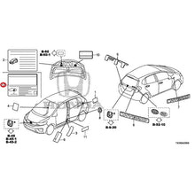 Load image into Gallery viewer, [NEW] JDM HONDA FIT HYBRID GP5 2017 Emblem/Caution Label GENUINE OEM
