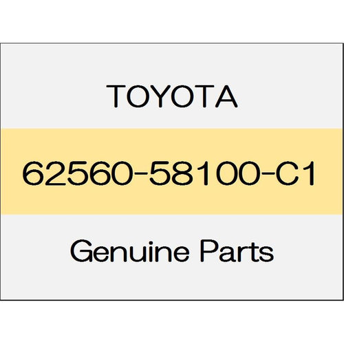 [NEW] JDM TOYOTA ALPHARD H3# Quotas lock pillar garnish (L) 7-passenger side lift sheet No trim code (21) 1607-1801 black 62560-58100-C1 GENUINE OEM