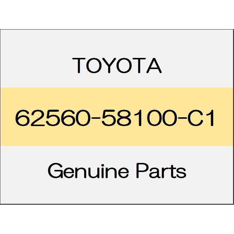 [NEW] JDM TOYOTA ALPHARD H3# Quotas lock pillar garnish (L) 7-passenger side lift sheet No trim code (21) 1607-1801 black 62560-58100-C1 GENUINE OEM