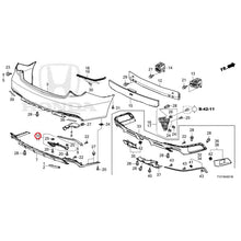Load image into Gallery viewer, [NEW] JDM HONDA LEGEND HYBRID KC2 2020 Rear Bumper (120/130/520) GENUINE OEM
