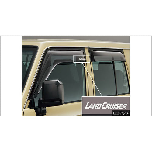 [NEW] JDM Toyota LAND CRUISER 70 GDJ76W Side Visor (Wide Type) Genuine OEM