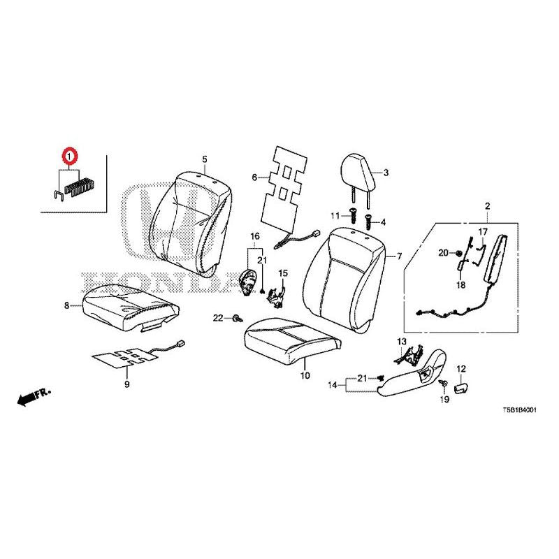 [NEW] JDM HONDA FIT GK5 2017 Front Seat (Passenger Side) GENUINE OEM