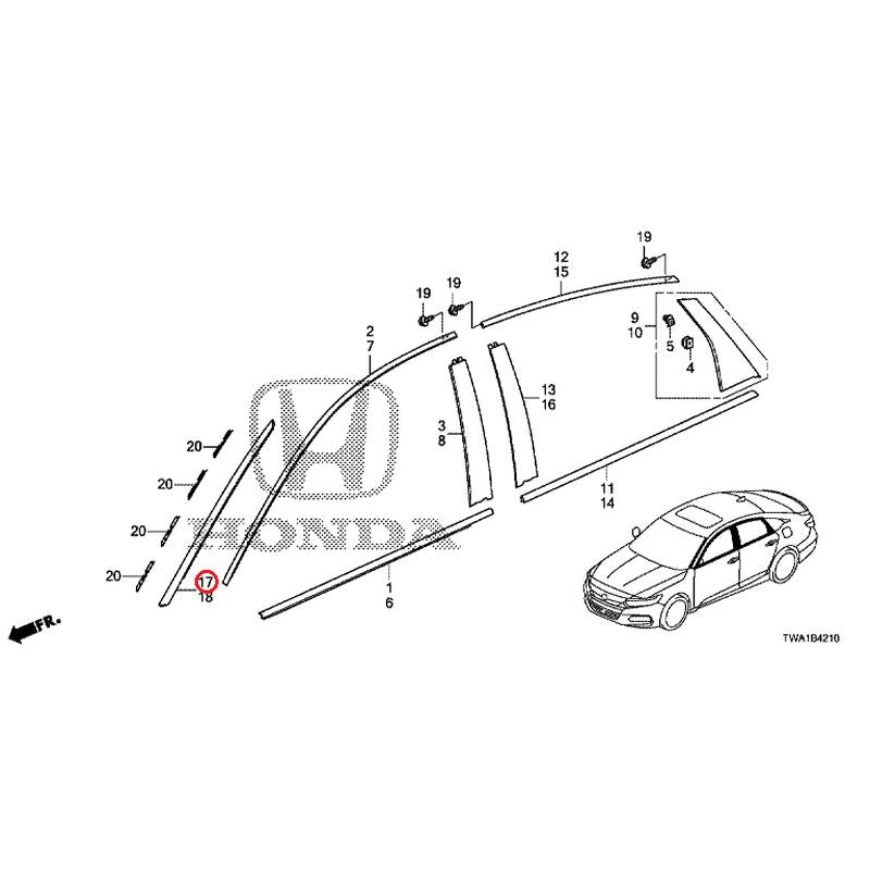 NEW] JDM HONDA ACCORD CV3 2022 Molding GENUINE OEM – JDM Yamato