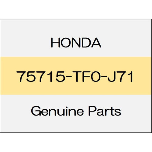 [NEW] JDM HONDA FIT GK Sticker, fuel consumption (H27+10%) 75715-TF0-J71 GENUINE OEM