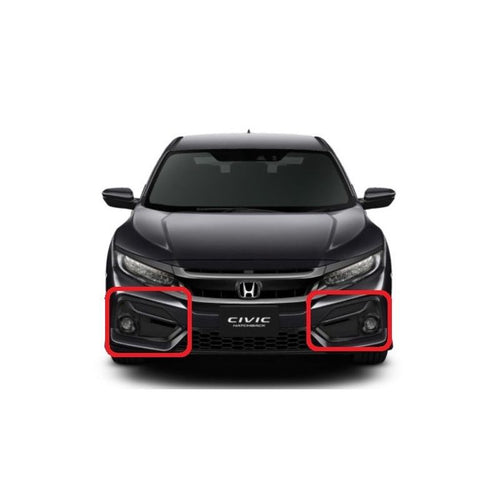 [NEW] JDM Honda CIVIC HATCHBACK FK7 Kouki Fog Light Garnish black pearl OEM