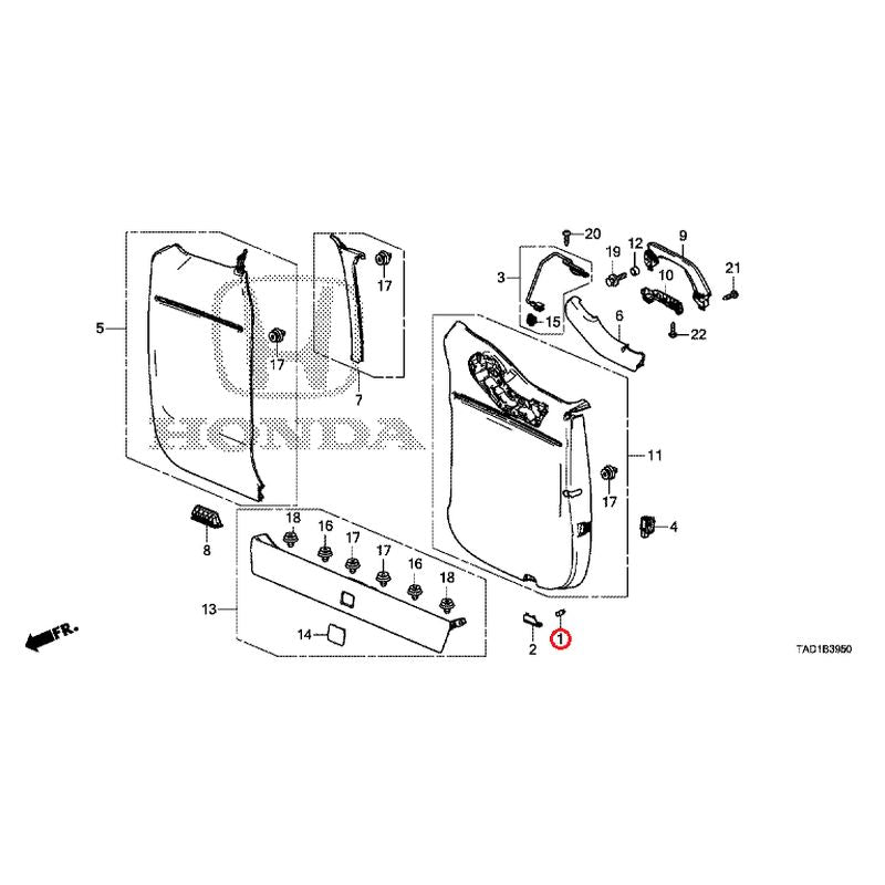 [NEW] JDM HONDA STEP WGN SPADA RP5 2020 Tailgate Lining (1) GENUINE OEM