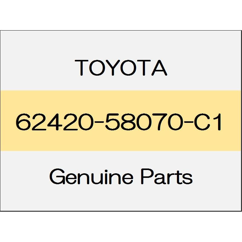 [NEW] JDM TOYOTA ALPHARD H3# The center pillar garnish (L) front passenger seat super long slide seat from 1607 to 1801 black 62420-58070-C1 GENUINE OEM