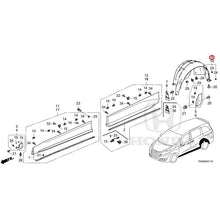 Load image into Gallery viewer, [NEW] JDM HONDA ODYSSEY RC1 2021 Garnish/Rear Inner Fender GENUINE OEM
