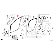 Load image into Gallery viewer, [NEW] JDM HONDA CIVIC FL1 2022 Pillar Garnish GENUINE OEM
