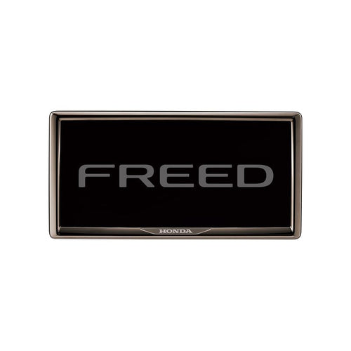 [NEW] JDM Honda FREED GT License Frame Dark chrome plated type Genuine OEM
