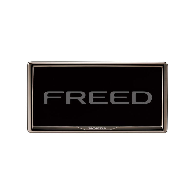 [NEW] JDM Honda FREED GT License Frame Dark chrome plated type Genuine OEM