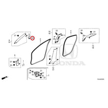 Load image into Gallery viewer, [NEW] JDM HONDA CIVIC FK8 2020 Pillar Garnish GENUINE OEM
