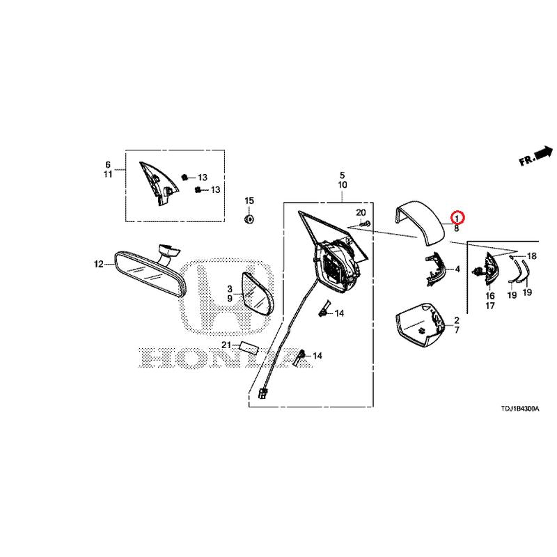 [NEW] JDM HONDA S660 JW5 2020 Mirrors GENUINE OEM