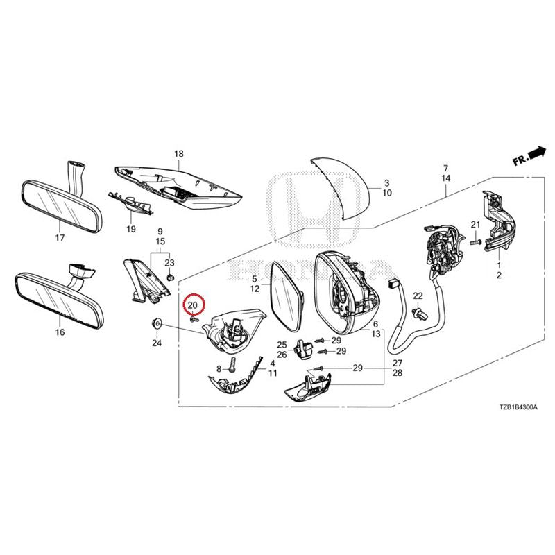 NEW] JDM HONDA FIT e:HEV GR3 2023 Mirrors GENUINE OEM – JDM Yamato