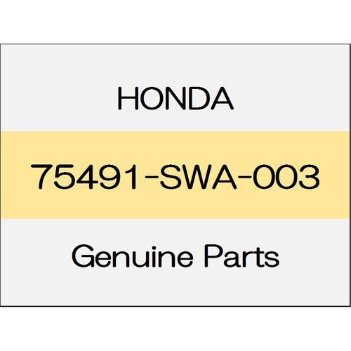 [NEW] JDM HONDA CIVIC HATCHBACK FK7 Clip, Front Pillar Corner Garnish (Rear Use) 75491-SWA-003 GENUINE OEM