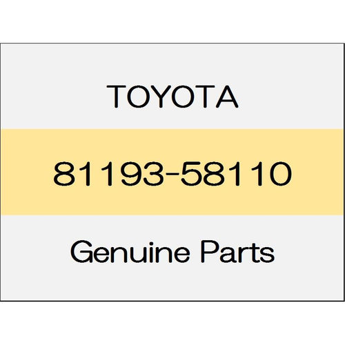 [NEW] JDM TOYOTA ALPHARD H3# Head lamp protector retainer upper (R) 81193-58110 GENUINE OEM