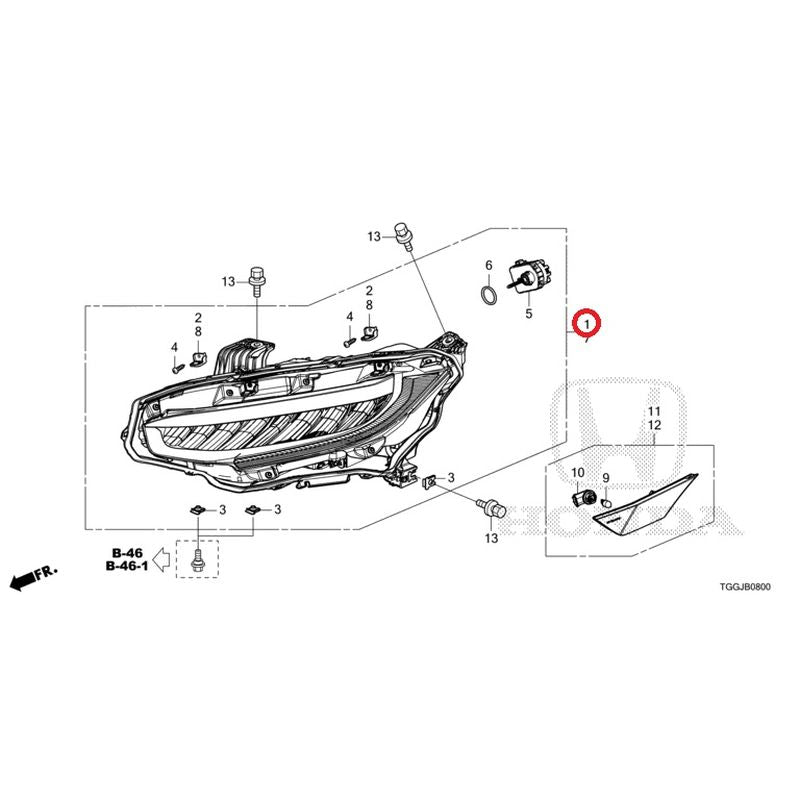 [NEW] JDM HONDA CIVIC FK8 2020 Headlight GENUINE OEM