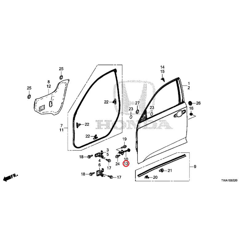 NEW] JDM HONDA ACCORD CV3 2019 Front Door Panel GENUINE OEM – JDM