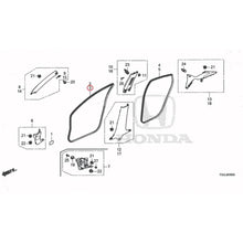 Load image into Gallery viewer, [NEW] JDM HONDA CIVIC FK7 2021 Pillar Garnish GENUINE OEM
