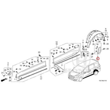 Load image into Gallery viewer, [NEW] JDM HONDA ODYSSEY e:HEV RC5 2024 Garnish/Rear Inner Fender GENUINE OEM
