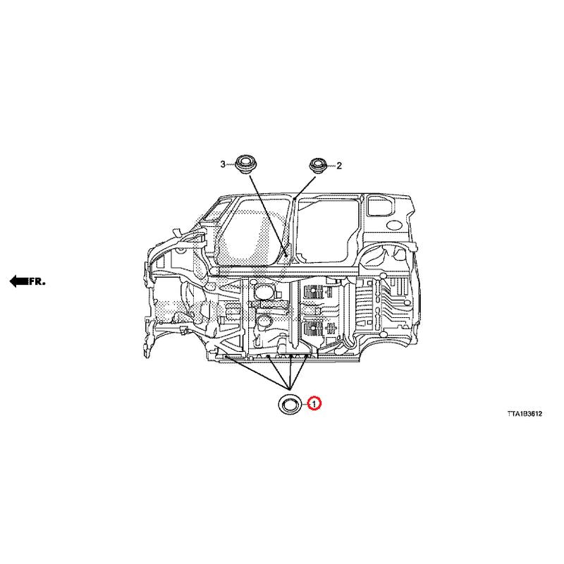 [NEW] JDM HONDA N-BOX JF3 2021 Grommet (Lower) GENUINE OEM