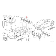 Load image into Gallery viewer, [NEW] JDM HONDA LEGEND HYBRID KC2 2020 Emblem/Caution Label GENUINE OEM
