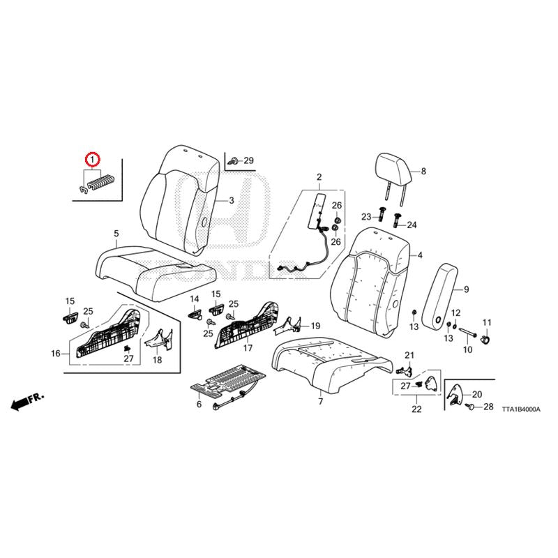 [NEW] JDM HONDA N-BOX CUSTOM JF3 2021 Front Seat (Driver Side) (1) GENUINE OEM