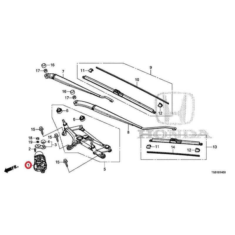 [NEW] JDM HONDA FIT GK5 2017 Front Windshield Wiper GENUINE OEM