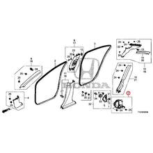 Load image into Gallery viewer, [NEW] JDM HONDA LEGEND HYBRID KC2 2020 Pillar Garnish GENUINE OEM
