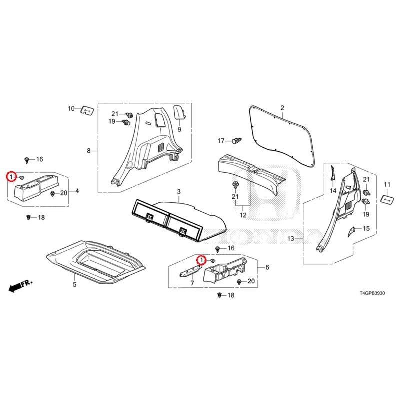 NEW] JDM HONDA N-ONE JG3 2023 Side Lining GENUINE OEM – JDM Yamato