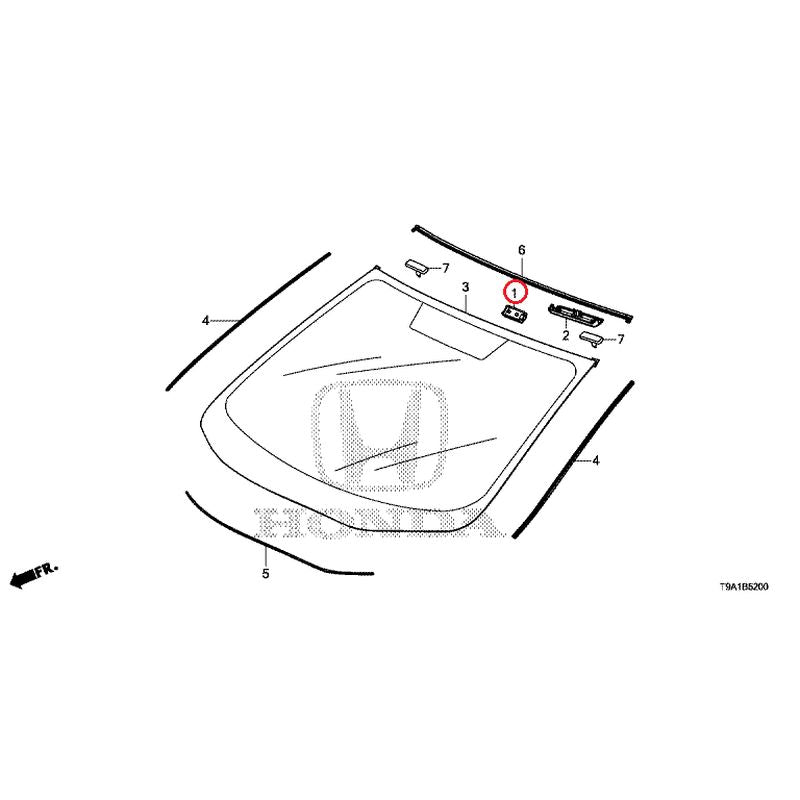 [NEW] JDM HONDA GRACE GM6 2015 Front Windshield GENUINE OEM