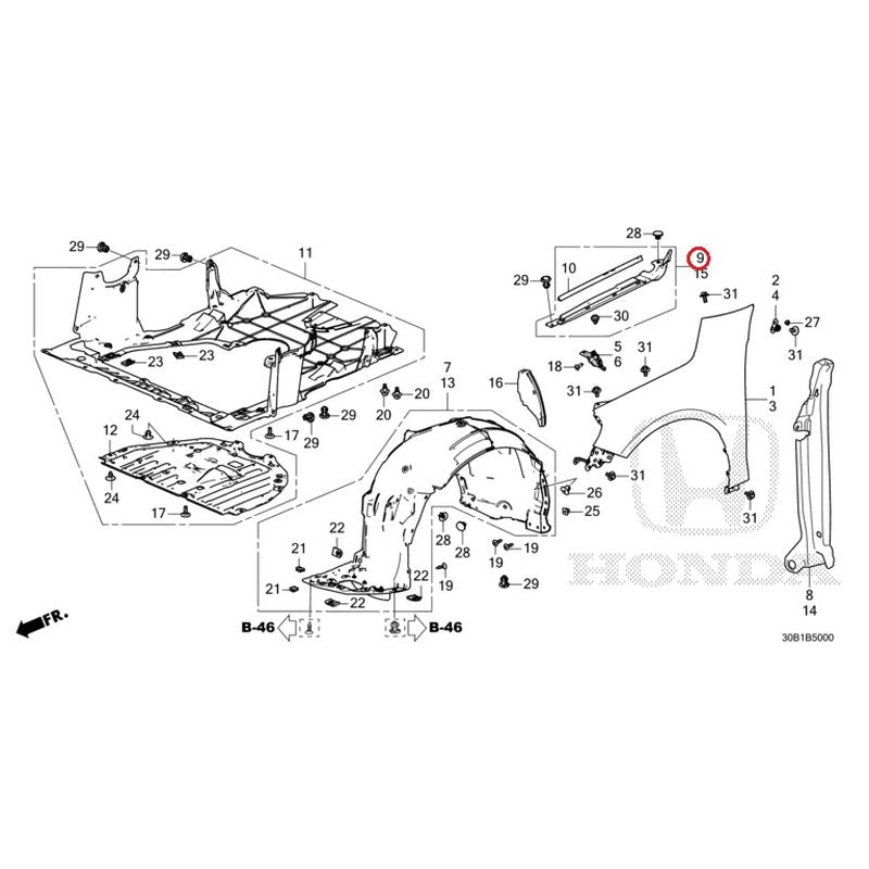 NEW] JDM HONDA ACCORD CY2 2024 Front Fenders GENUINE OEM – JDM Yamato