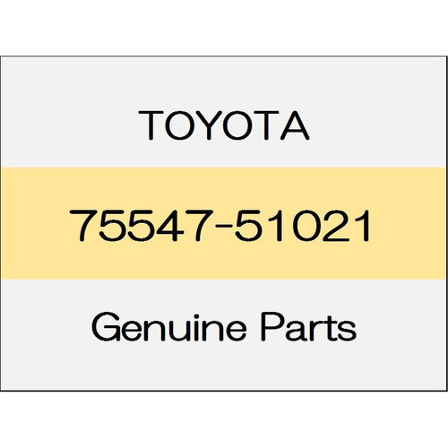 [NEW] JDM TOYOTA ALPHARD H3# Windshield outside molding clip No. 3 75547-51021 GENUINE OEM