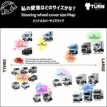 Load image into Gallery viewer, [TURN] Kinkazan Futoshi Kun Steering Wheel Cover Montblanc dia. 52mm Dekotora
