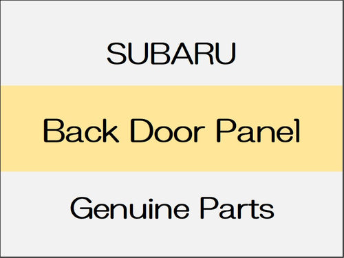 [NEW] JDM SUBARU LEVORG VM Back Door Panel