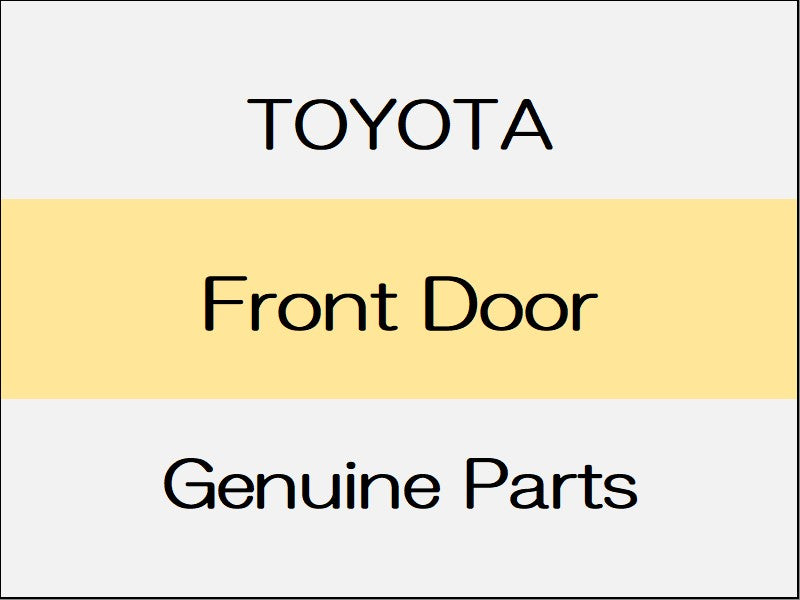 [NEW] JDM TOYOTA LAND CRUISER FJA300W/VJA300W Front Door Panel