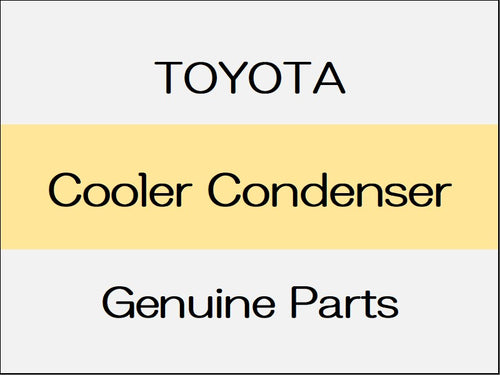 [NEW] JDM TOYOTA LAND CRUISER FJA300W/VJA300W Cooler Condenser V35A-Fts Ax, V35A-Fts Vx, V35A-Fts Zx, V35A-Fts Standard Vehicle