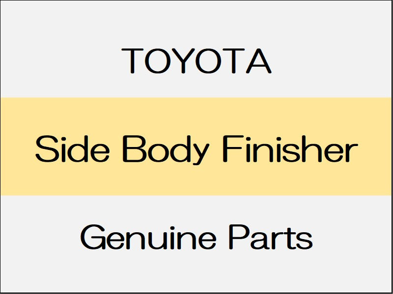 [NEW] JDM TOYOTA COROLLA Sport A12,E219Œn Side Body Trim