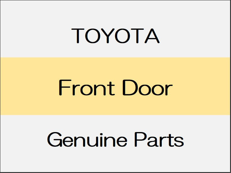 [NEW] JDM TOYOTA COROLLA Sport A12,E219Œn Front Door Panel <Door Fitting Parts> Door Fitting Parts