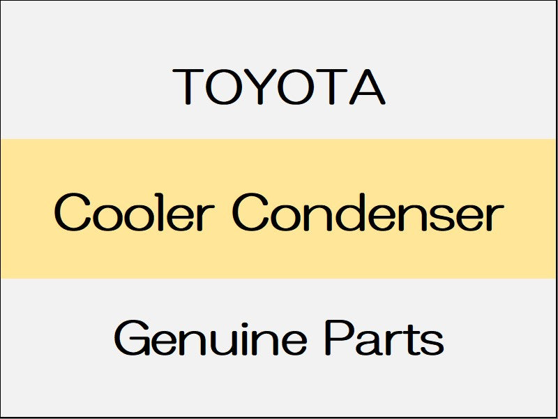 [NEW] JDM TOYOTA COROLLA Sport A12,E219Œn Cooler Condenser M20A-Fks