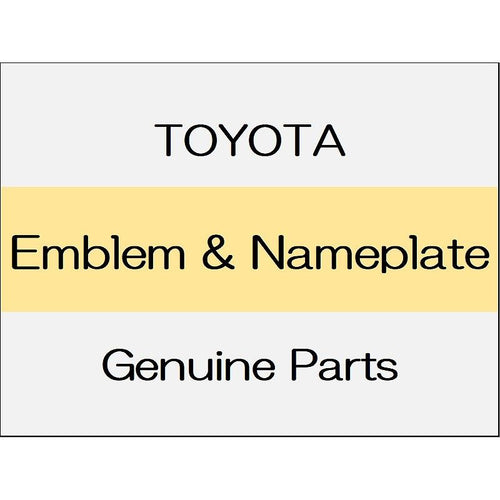 [NEW] JDM TOYOTA COROLLA Cross ZSG10 Emblem & Nameplate