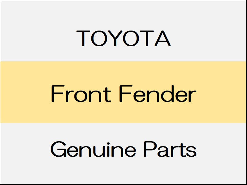 [NEW] JDM TOYOTA LAND CRUISER 250 J250 Front Fender