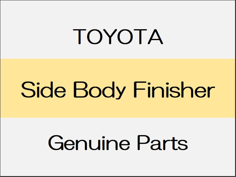 [NEW] JDM TOYOTA LAND CRUISER 250 J250 Side Body Trim