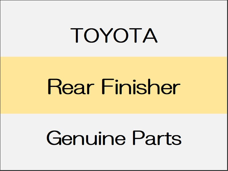 [NEW] JDM TOYOTA LAND CRUISER 250 J250 Rear Body Trim 7-Seater