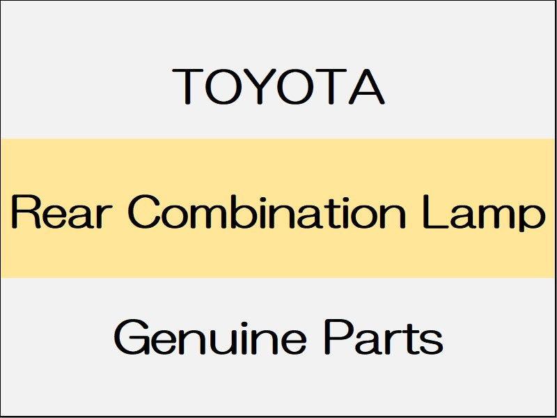 [NEW] JDM TOYOTA LAND CRUISER 250 J250 Rear Combination Lamp