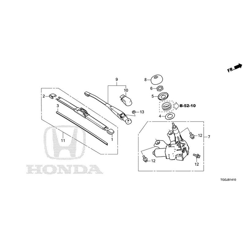 [NEW] JDM HONDA CIVIC FK8 2020 Rear Windshield Wiper GENUINE OEM – JDM ...