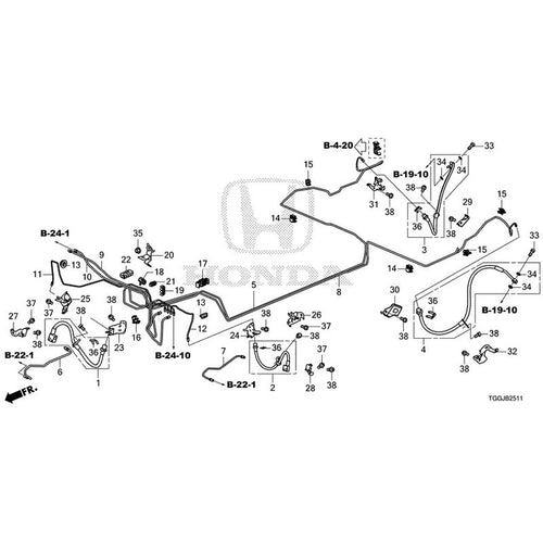 [NEW] JDM HONDA CIVIC FK8 2020 Brake line (VSA) (TYPE R) GENUINE OEM