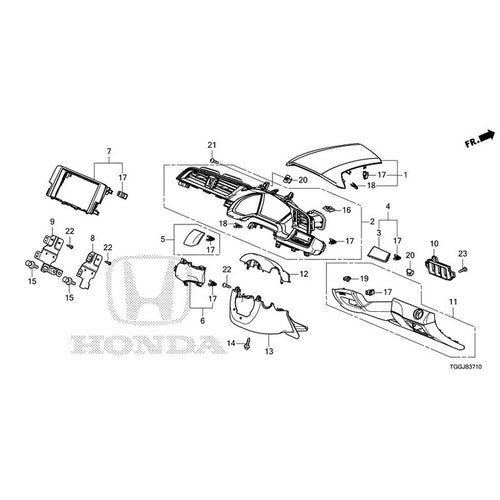 [NEW] JDM HONDA CIVIC FK8 2020 Instrument Panel Garnish (Driver Side) GENUINE OEM