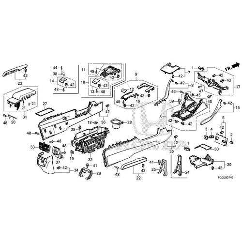 [NEW] JDM HONDA CIVIC FK8 2020 Console GENUINE OEM